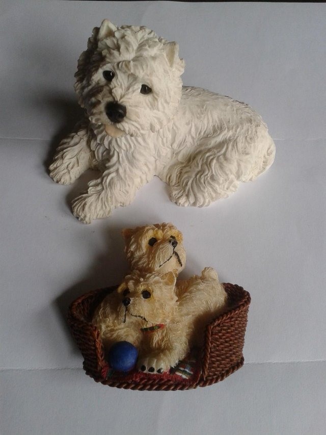 Preview of the first image of West Highland White Terrier Dog ornament and fridge magnet.