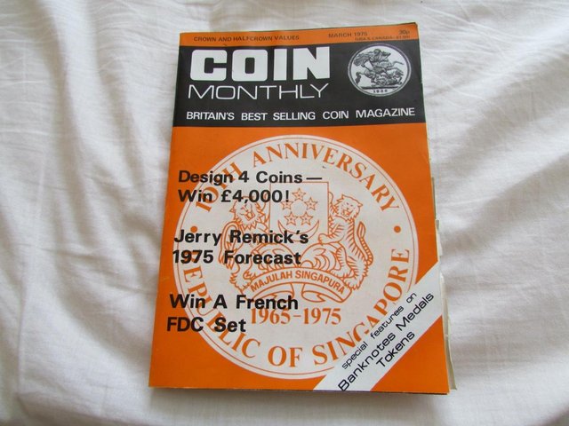 Preview of the first image of 1975 MARCH COIN MONTHLY..