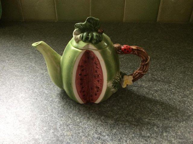 Preview of the first image of Miniature decorated teapot.