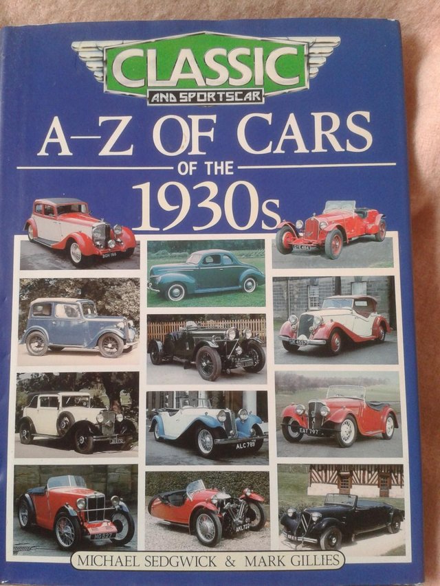 Preview of the first image of A-Z Cars of the 1930s SEDGWICK & GILLIES paperback.