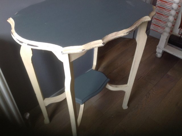 Preview of the first image of Restored shabby chic occasional table **reduced **.