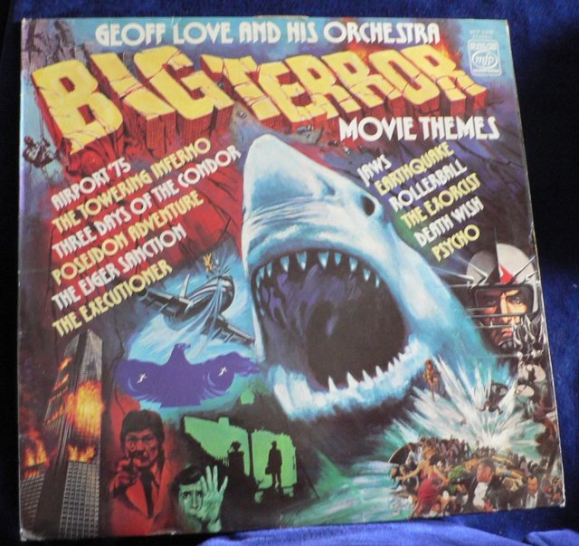 Preview of the first image of Geoff Love And His Orchestra - Big Terror Movie Themes 1976.
