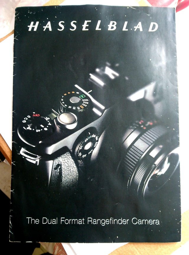 Preview of the first image of Hasselblad Xpan Original Fold Out Brochure.