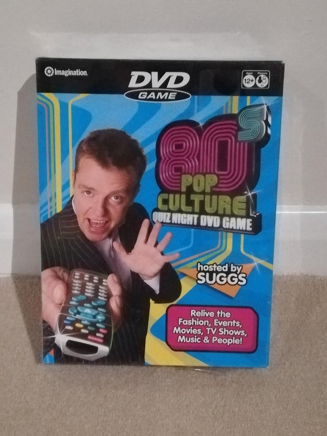 Preview of the first image of 80’s Pop Culture Quiz Night DVD game.