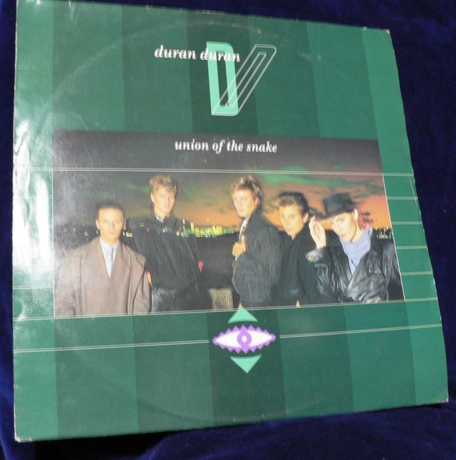 Preview of the first image of Duran Duran - Union Of The Snake 12" single EMI 1983.