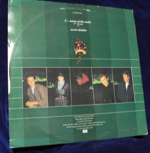 Image 2 of Duran Duran - Union Of The Snake 12" single EMI 1983