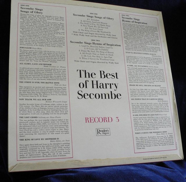 Image 2 of The Best Of Harry Secombe - Record 3 - Reader's Digest
