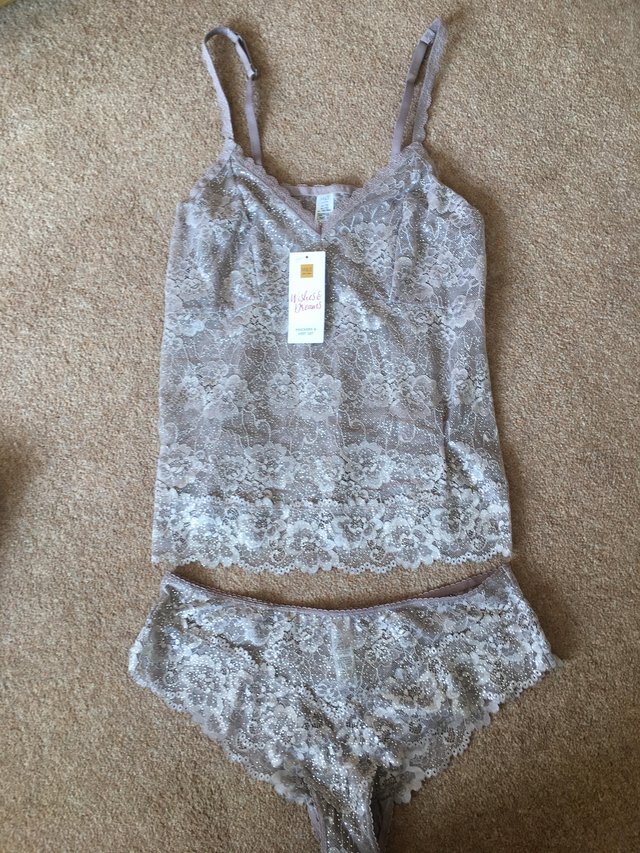 Preview of the first image of M & S Ladies cami and short set.