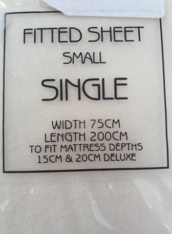 Image 2 of New Tempur Small Single Cotton Jersey fitted sheet