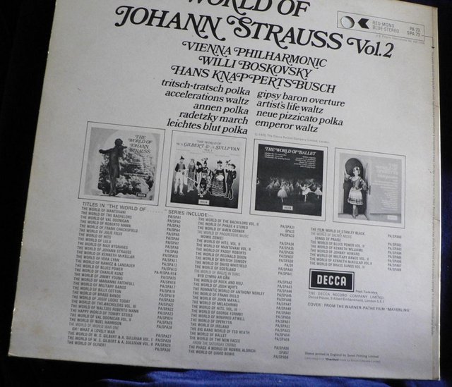 Image 2 of The World Of Johann Strauss Vol. 2 Vienna Philharmonic