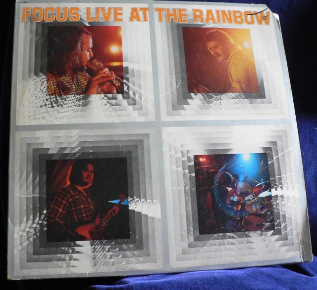 Preview of the first image of Focus Live At The Rainbow - RTM Records 1973.