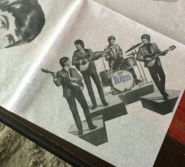 Image 2 of Original Vintage 1960's  Beatles Official Robex Table Napkin