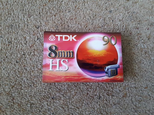 Preview of the first image of TDK 8mm HS 90 Mins Cassette Tape.