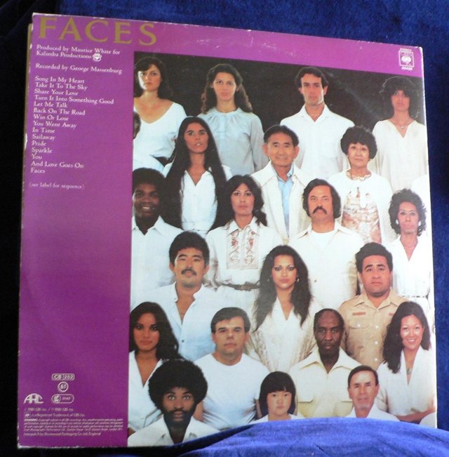 Image 4 of Earth Wind & Fire - Faces 1980 - Gatefold x 2 LP's + Poster