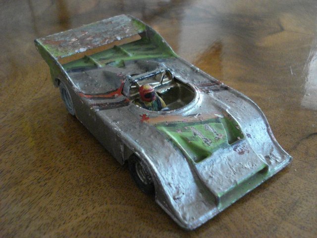 Preview of the first image of RARE VINTAGE DIECAST MODEL CORGI TOY PORSCHE/AUDI RACING CAR.