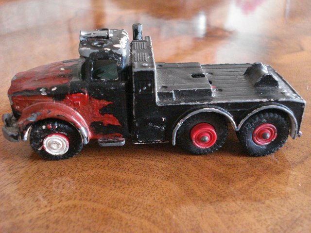 Preview of the first image of RARE VINTAGE DIECAST MATCHBOX K-2 SCAMMELL HEAVY WRECK TRUCK.