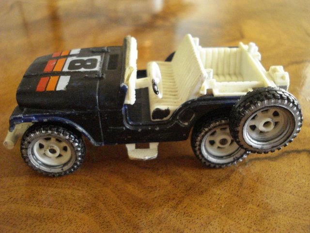 Preview of the first image of RARE VINTAGE DIECAST MODEL CORGI TOY JEEP CJ-5.