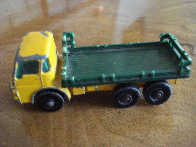 Preview of the first image of RARE VINTAGE DIECAST MODEL MATCHBOX TOY STAKE TRUCK SERIES 4.