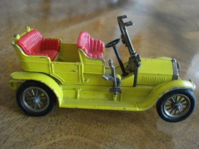 Preview of the first image of RARE VINTAGE DIECAST MODEL MATCHBOX 1907 PEUGEOT NO. Y-5.