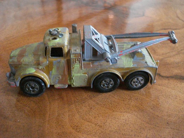 Preview of the first image of RARE DIECAST MATCHBOX SUPER KINGS SCAMMEL HEAVY WRECK TRUCK.