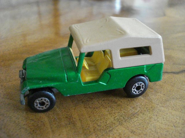 Preview of the first image of RARE VINTAGE DIECAST MODEL MATCHBOX SUPERFAST JEEP CJ6 53.