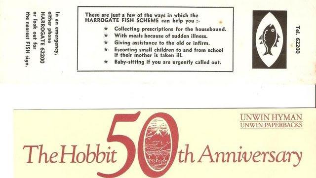 Preview of the first image of Hobbit 50th anniversary etc bookmarks.