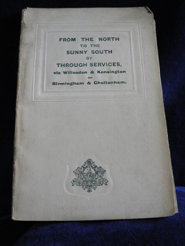 Preview of the first image of Vintage Guide Book "Through Services From The Sunny South".