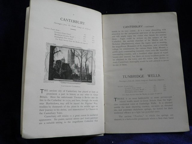 Image 2 of Vintage Guide Book "Through Services From The Sunny South"