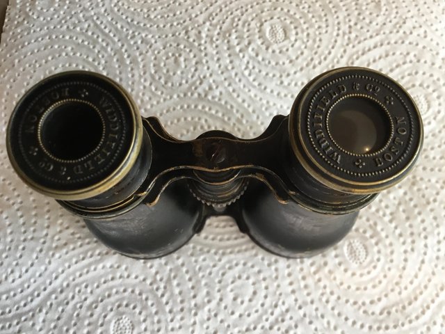 Image 3 of Rare Antique Widdifield & Co Field Glasses.
