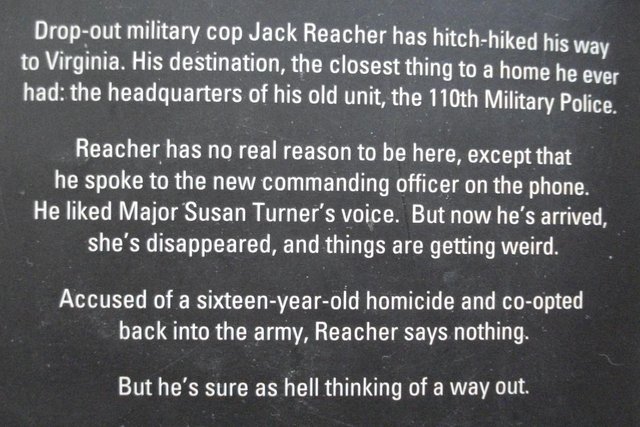 Image 2 of NEVER GO BACK A JACK REACHER THRILLER BY LEE CHILD Paperback