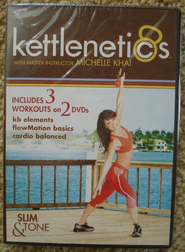Preview of the first image of NEW KETTLENETICS SLIM & TONE WITH MICHELLE KHAI 3 WORKOUTS.