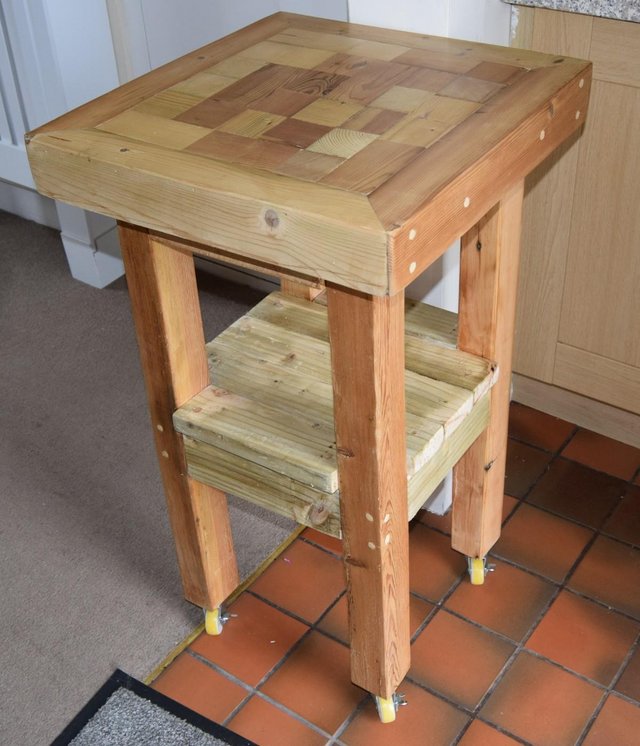 Preview of the first image of Butchery food preparation trolley.