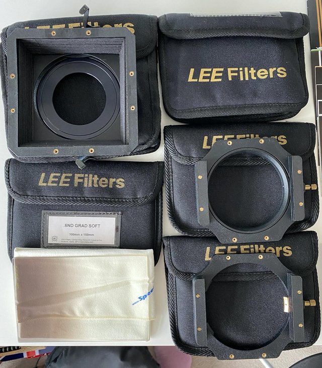 Preview of the first image of REDUCED-Lee Filters Holders, Filters, Hood, Adaptors + more.
