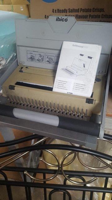 Preview of the first image of BINDING MACHINE  IBICO MASTER 400 PROFESSIONAL.