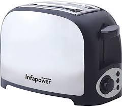 Preview of the first image of INFAPOWER 2 SLICE NEW BOXED BRUSHED STEEL TOASTER-7 LEVELS.