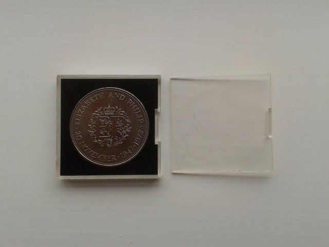 Preview of the first image of 1972 Great Britain 25 New Pence Coin KM# 917 (aFDC).