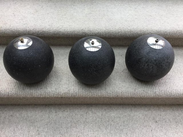 Preview of the first image of Modern style stone black oil lamp balls.