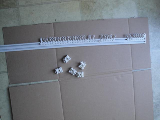 Preview of the first image of Plastic Curtain Rail 183.5cm long.