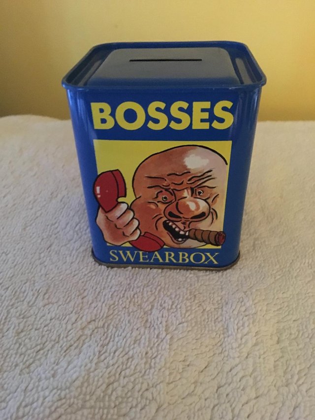 Preview of the first image of 'Bosses Swear Box'.