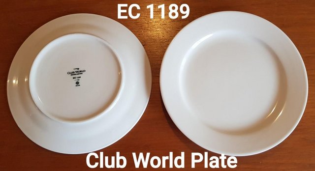 Preview of the first image of British Airways Club World Plate EC 1189.