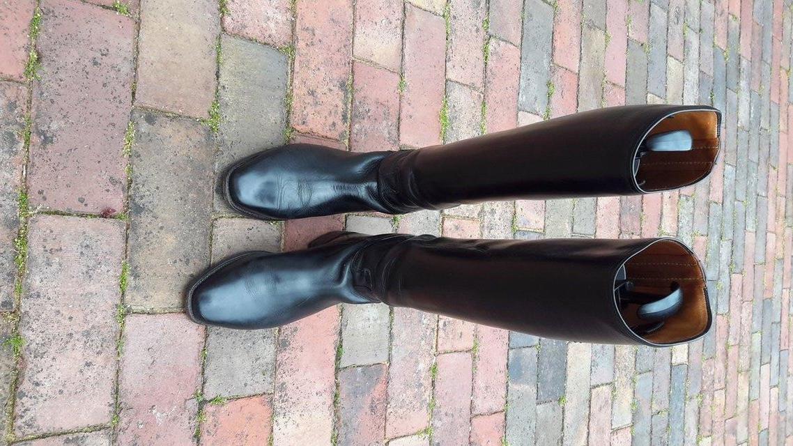 Preview of the first image of Cavallo long black ladies dressage boots.
