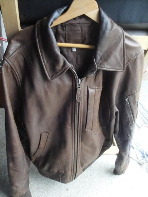 Image 3 of Dark Brown Leather Jacket (C293)