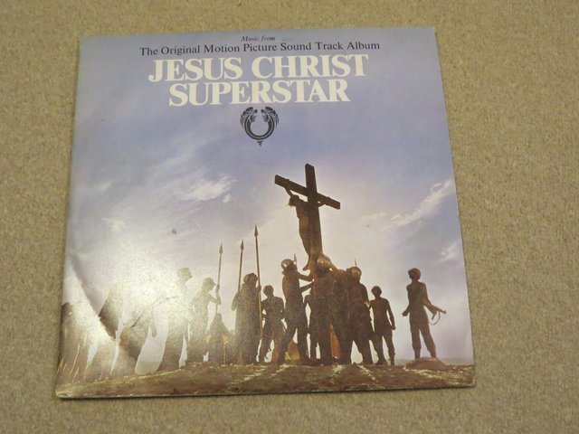 Preview of the first image of Jesus christ superstar record.