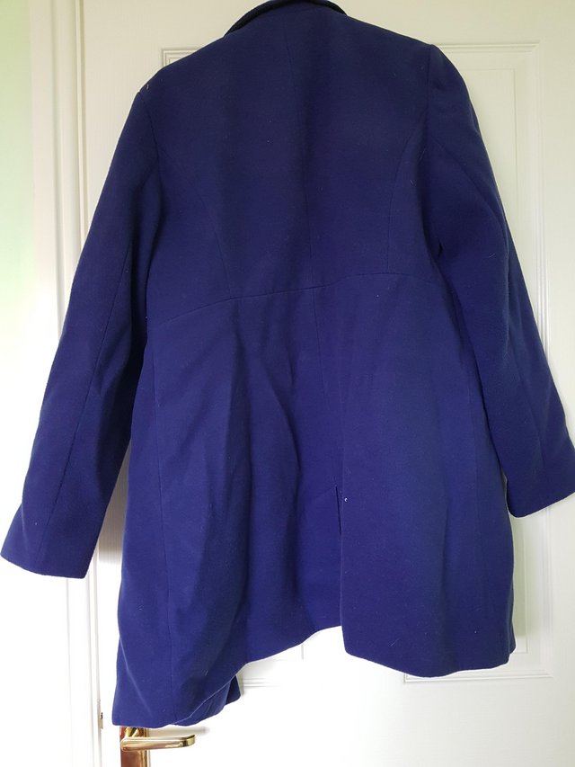 Image 3 of Size 14 George Ladies Blue Coat winter
