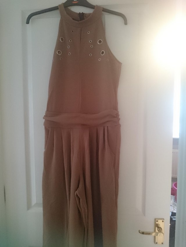 Preview of the first image of missguided size 12 ladies jumpsuit new with tags.