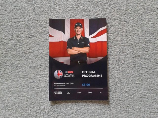 Preview of the first image of 2018 British Masters Official Programme.
