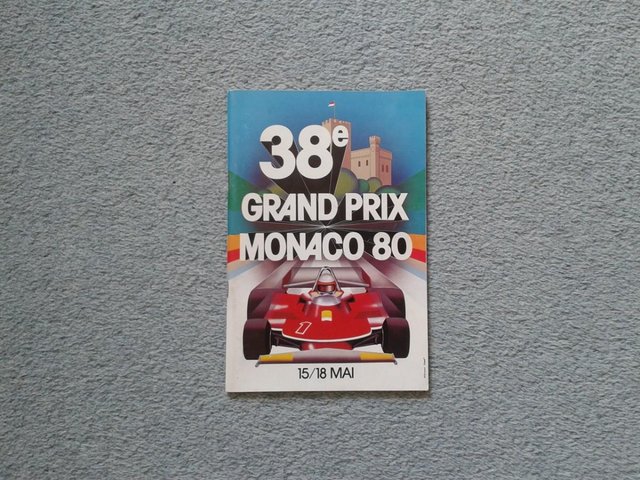 Preview of the first image of 1980 Monaco Grand Prix Programme.