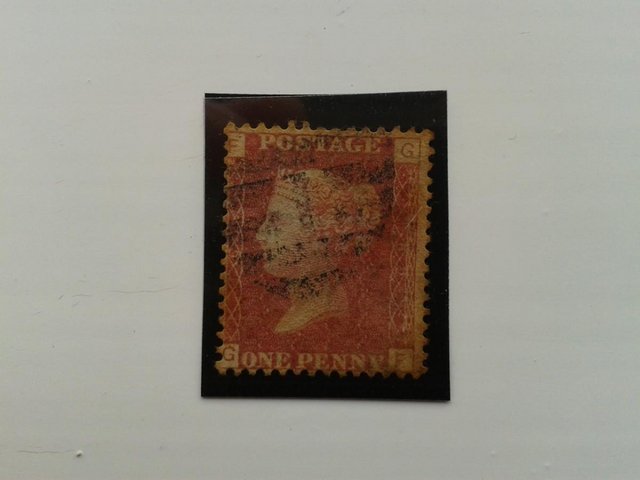 Preview of the first image of 1872, Plate 162, GF, One Penny (1d.) Red Stamp (SG43).