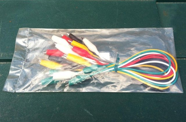 Image 2 of 5 Pairs of Test Leads with Crocodile Clips at Both Ends