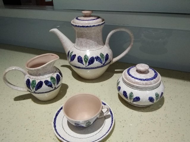 Preview of the first image of Gorgeous French vintage 1970s SALINS Coffee set.
